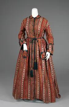 Dressing gown, American, ca. 1875. Creator: Unknown