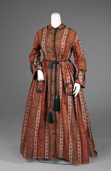 Dressing gown, American, ca. 1875. Creator: Unknown