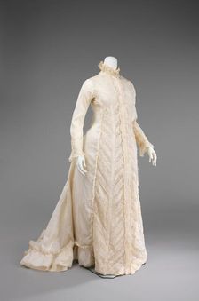 Dressing gown, American, ca. 1885. Creator: Unknown