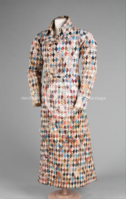 Dressing gown, British, ca. 1825. Creator: Unknown.