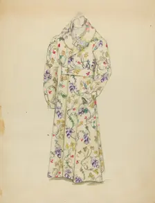 Dressing Gown, c. 1936. Creator: Sylvia DeZon
