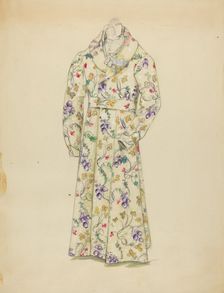 Dressing Gown, c. 1936. Creator: Sylvia DeZon