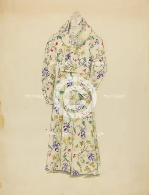 Dressing Gown, c. 1936. Creator: Sylvia DeZon.