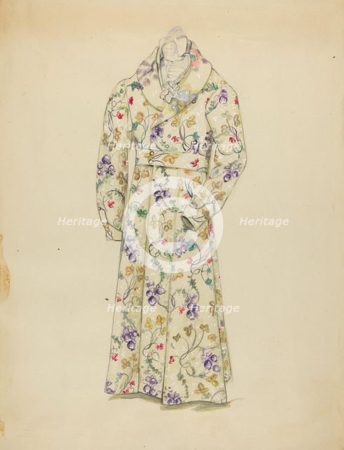 Dressing Gown, c. 1936. Creator: Sylvia DeZon.