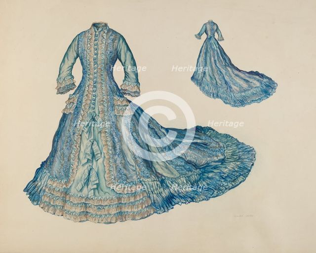 Dressing Gown, c. 1941. Creator: Lillian Causey.
