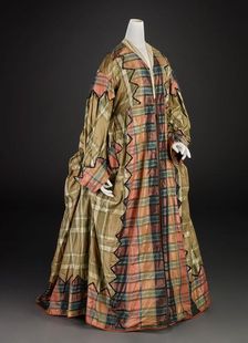 Dressing Gown (Gown, Neckpiece), about 1850-1870. Creator: Unknown