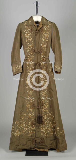 Dressing Gown, probably American, 1880-89. Creator: Unknown.