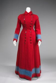 Dressing gown, probably European, 1885-90. Creator: Unknown