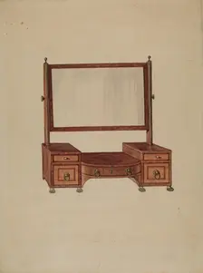 Dressing Glass, c. 1936. Creator: Lorenz Rothkrantz