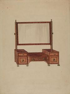 Dressing Glass, c. 1936. Creator: Lorenz Rothkrantz