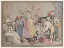Dressing for a Masquerade, April 1, 1790., April 1, 1790. Creator: Thomas Rowlandson
