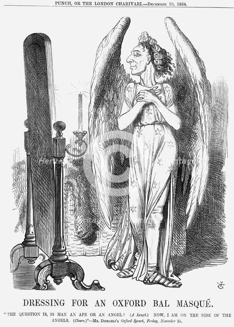 'Dressing for an Oxford Bal Masqué', 1864. Creator: John Tenniel.