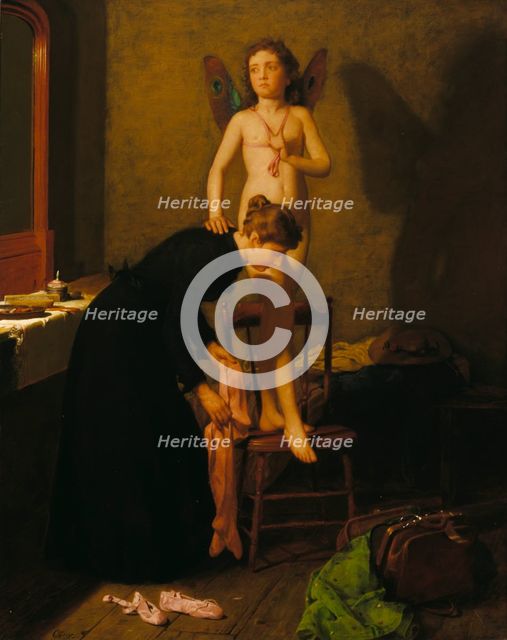 Dressing for the Rehearsal, ca. 1890. Creator: Seymour Joseph Guy.