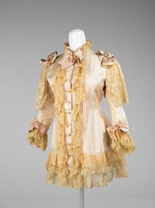 Dressing jacket, American, 1885-90. Creator: Unknown