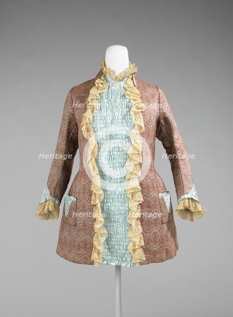 Dressing jacket, French, ca. 1885. Creator: Unknown.