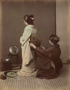 Dressing Obi, 1870s-1890s. Creator: Kusakabe Kimbei