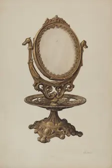 Dressing Mirror, 1938. Creator: Samuel O. Klein