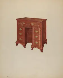 Dressing Table, 1938. Creator: Francis Borelli