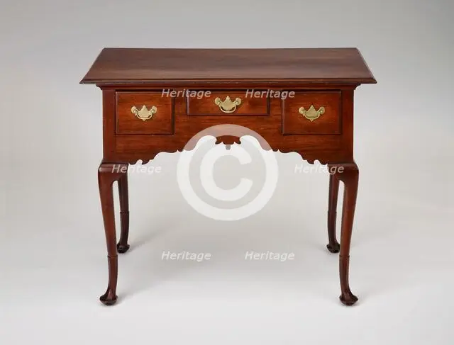Dressing table, about 1740-1760. Creator: Unknown.