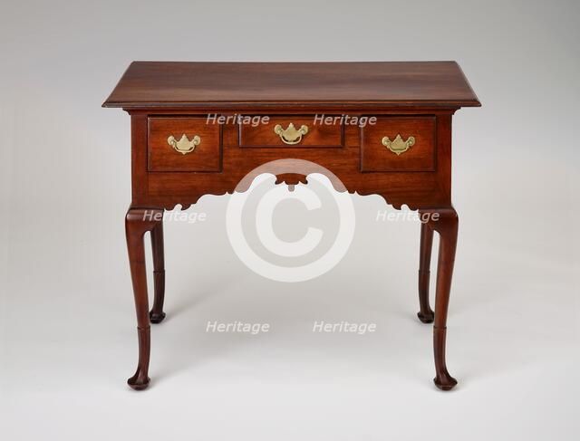 Dressing table, about 1740-1760. Creator: Unknown.