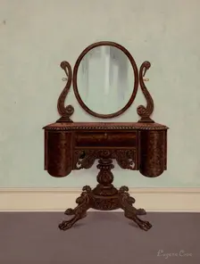 Dressing Table, c. 1936. Creator: Eugene Croe