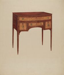 Dressing Table, c. 1938. Creator: Charles Henning