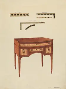 Dressing Table, c. 1938. Creator: Lorenz Rothkrantz