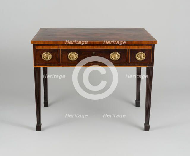 Dressing Table, London, c. 1790. Creator: Thomas Scott.