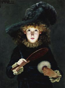 Dressing Up, 1885. Artist: Hare, Julius (1859-1932)