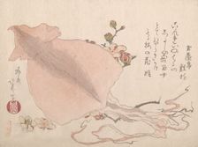 Dried Cuttle-Fish and Plum Blossoms, early 19th century., early 19th century. Creators: Hokuba, Chou