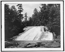 Drift Falls, Sapphire, N.C., (1902?). Creator: William H. Jackson