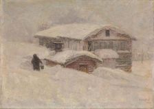 Drifting Snow
, 1910. Creator: Jacob Gloersen