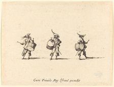 Drill with Drums, 1634/1635. Creator: Jacques Callot