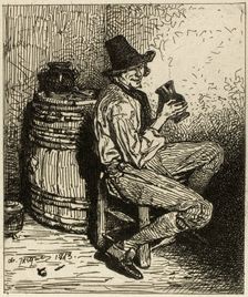 Drinker, 1843. Creator: Charles Emile Jacque