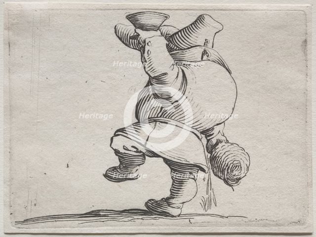 Drinker Seen From Behind. Creator: Jacques Callot (French, 1592-1635).