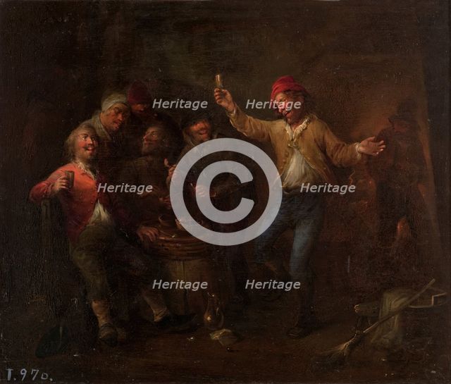Drinkers, 1652. Creator: David Teniers II.