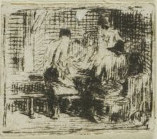 Drinkers, n.d. Creator: Charles Emile Jacque