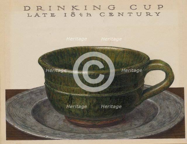 Drinking Cup, c. 1936. Creator: John Matulis.