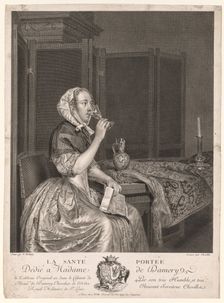 Drinking a Toast. Creator: Gerard ter Borch (Dutch, 1617-1681); Justus Chevillet (French, 1729-1802)