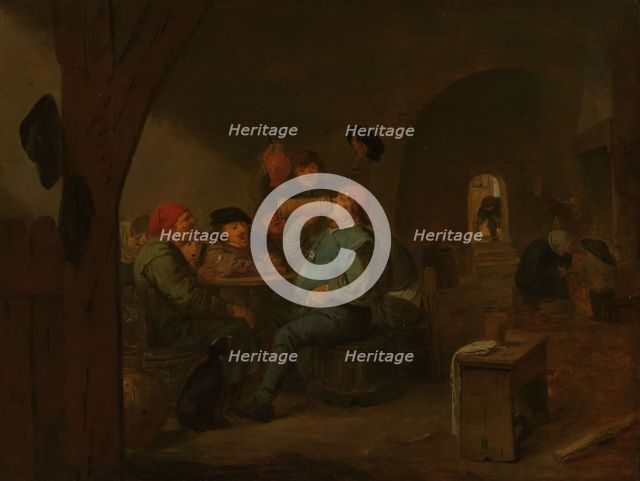 Drinking Bout in a Tavern, c.1700. Creator: Unknown.