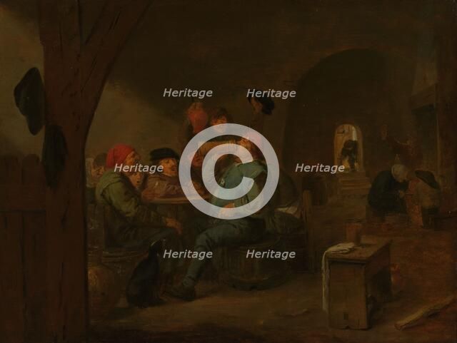 Drinking Bout in a Tavern, c.1700. Creator: Unknown.