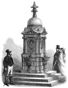 Drinking-fountain at Southampton, 1865. Creator: Unknown