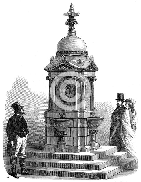 Drinking-fountain at Southampton, 1865. Creator: Unknown.