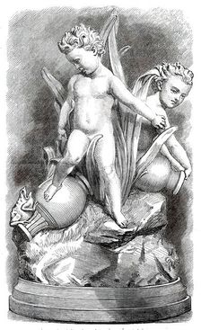 Drinking-Fountain by Mr. J. Durham. A.R.A., in the exhibition of the Royal Academy, 1876. Creator: Unknown