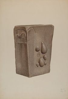Drinking Fountain, c. 1940. Creator: Edward DiGennero