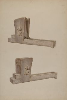 Drinking Fountain, c. 1940. Creator: Edward DiGennero