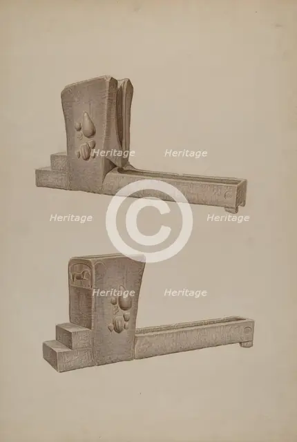 Drinking Fountain, c. 1940. Creator: Edward DiGennero.