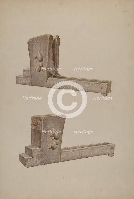 Drinking Fountain, c. 1940. Creator: Edward DiGennero.