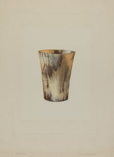 Drinking Mug, c. 1938. Creator: Howell Rosenbaum