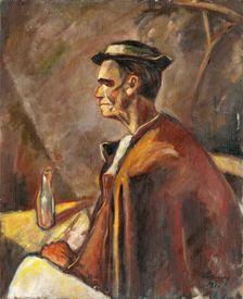 Drinking spirits, 1931. Creator: Zolo Palugyay